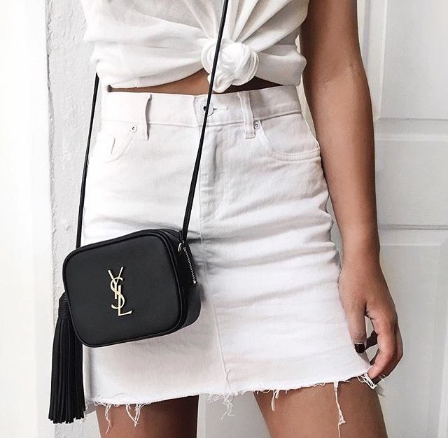 A white denim skirt is becoming a new essential | Fashion, Casual .