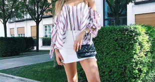 Summer 2017 Fashion Trends: 14 Lovely Denim Mini Skirt Outfit .