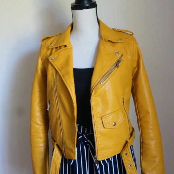 Jackets & Coats | Faux Leather Moto Jacket | Poshma