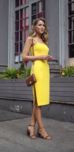 94 Best Yellow dress outfits images | Yellow dress, Outfits, Dress .